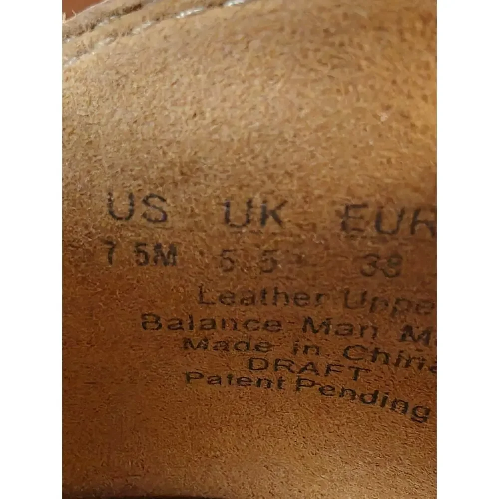 Womens Naturalizer Heeled Sandals Brown Size 7.5